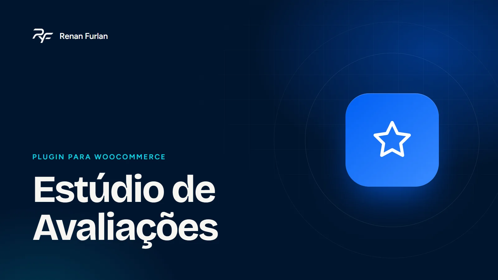 Capa do plugin Estúdio de Avaliações para WooCommerce